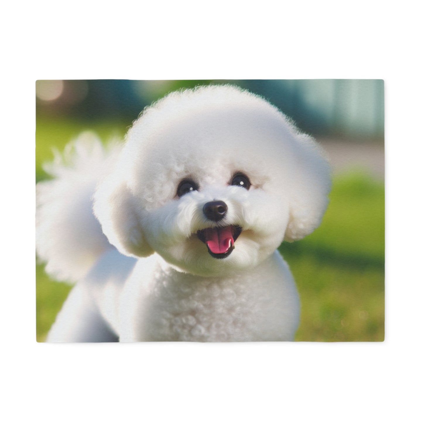 Bichon Frise Sweatshirt Blanket