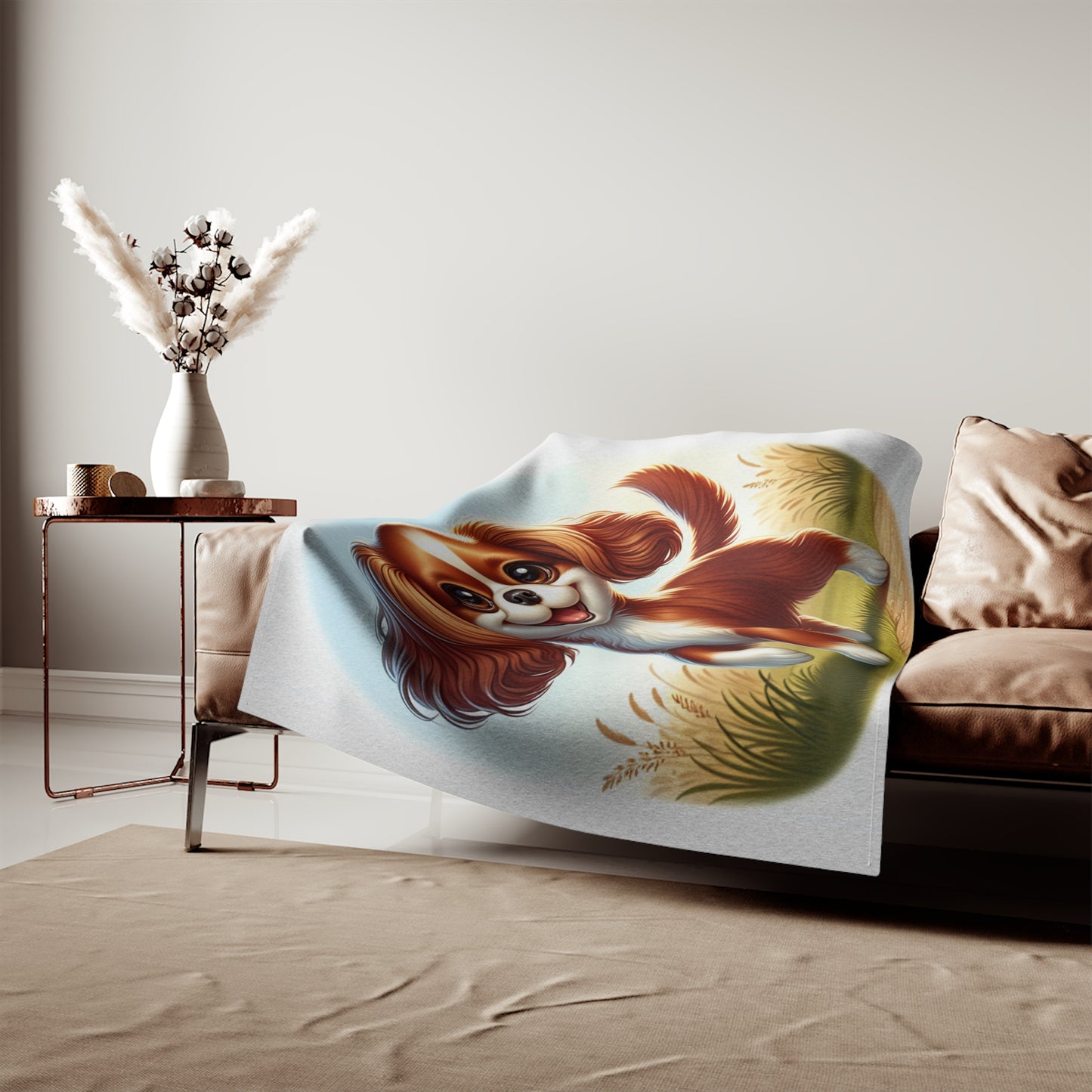 English Toy Spaniel Sweatshirt Blanket
