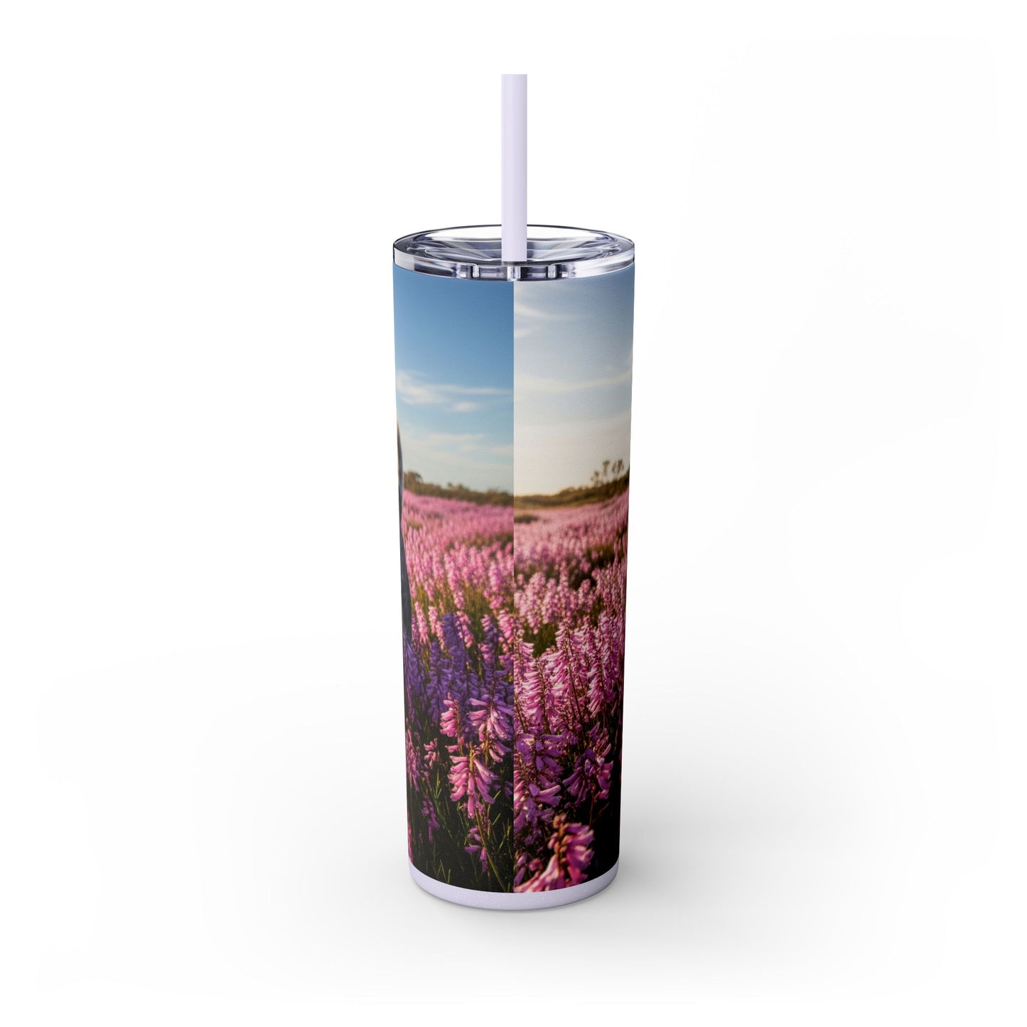 Australian Stumpy Tail Cattle Dog Tumbler with Straw, 20oz