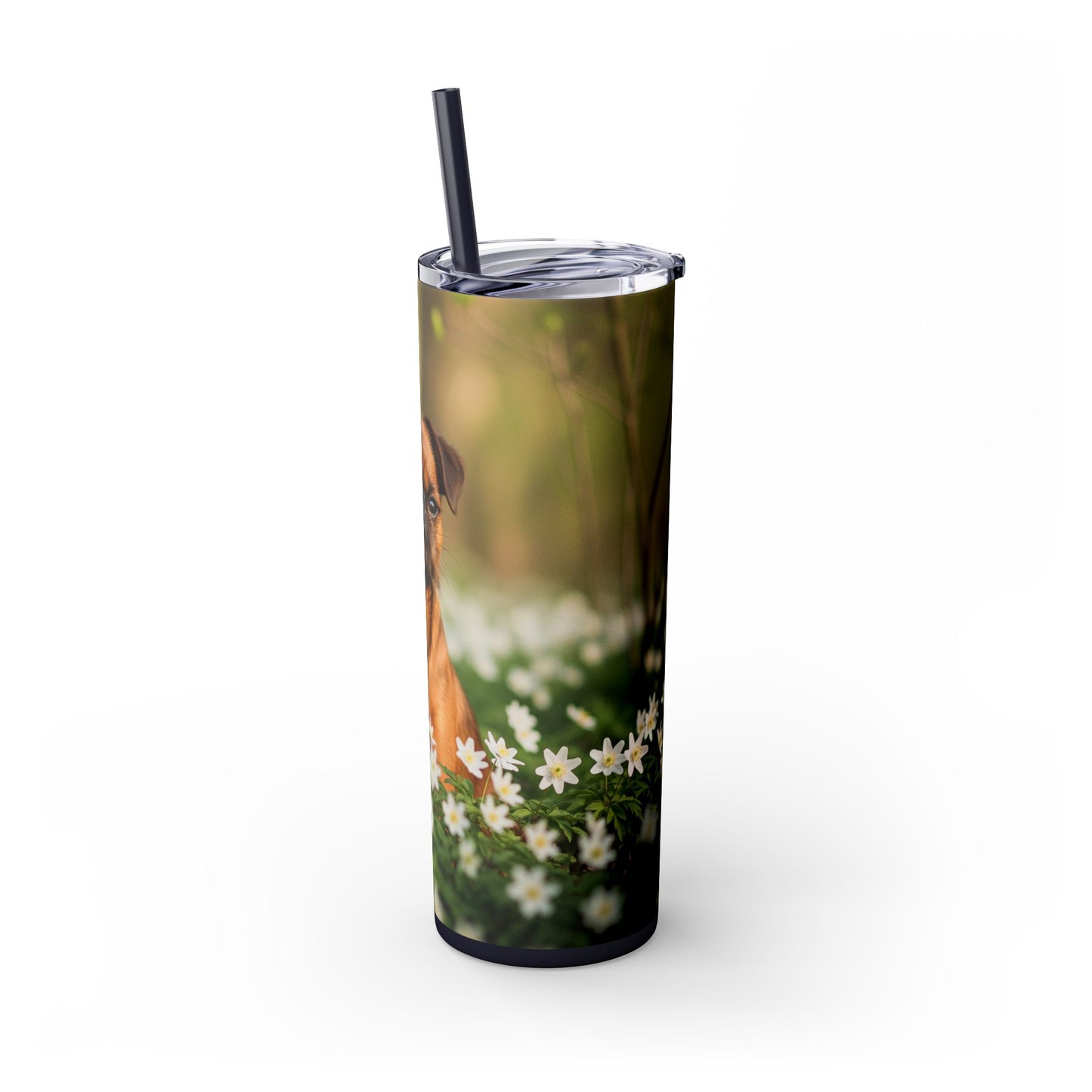 Brussels Griffon Tumbler with Straw, 20oz