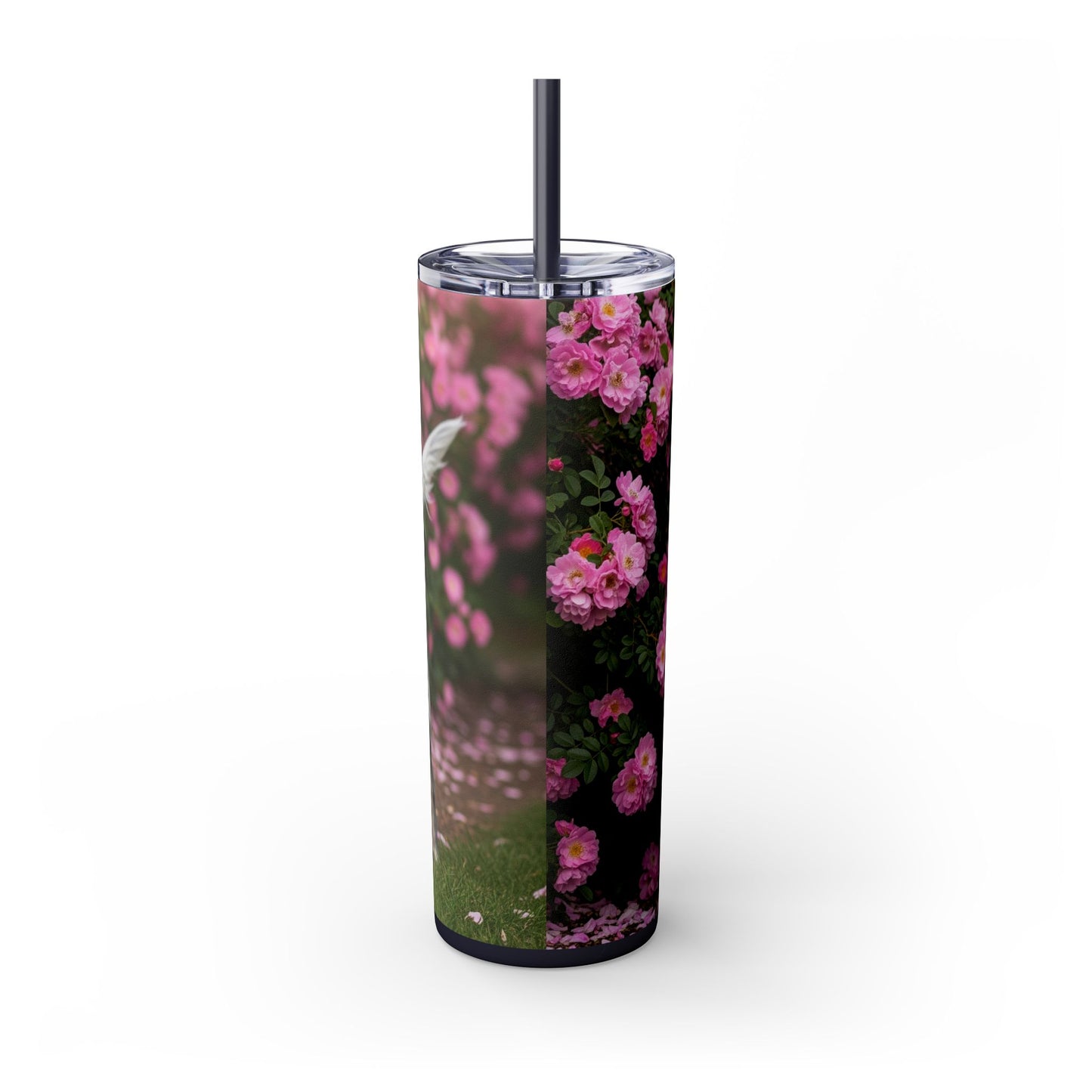 Blue Picardy Spaniel Tumbler with Straw, 20oz