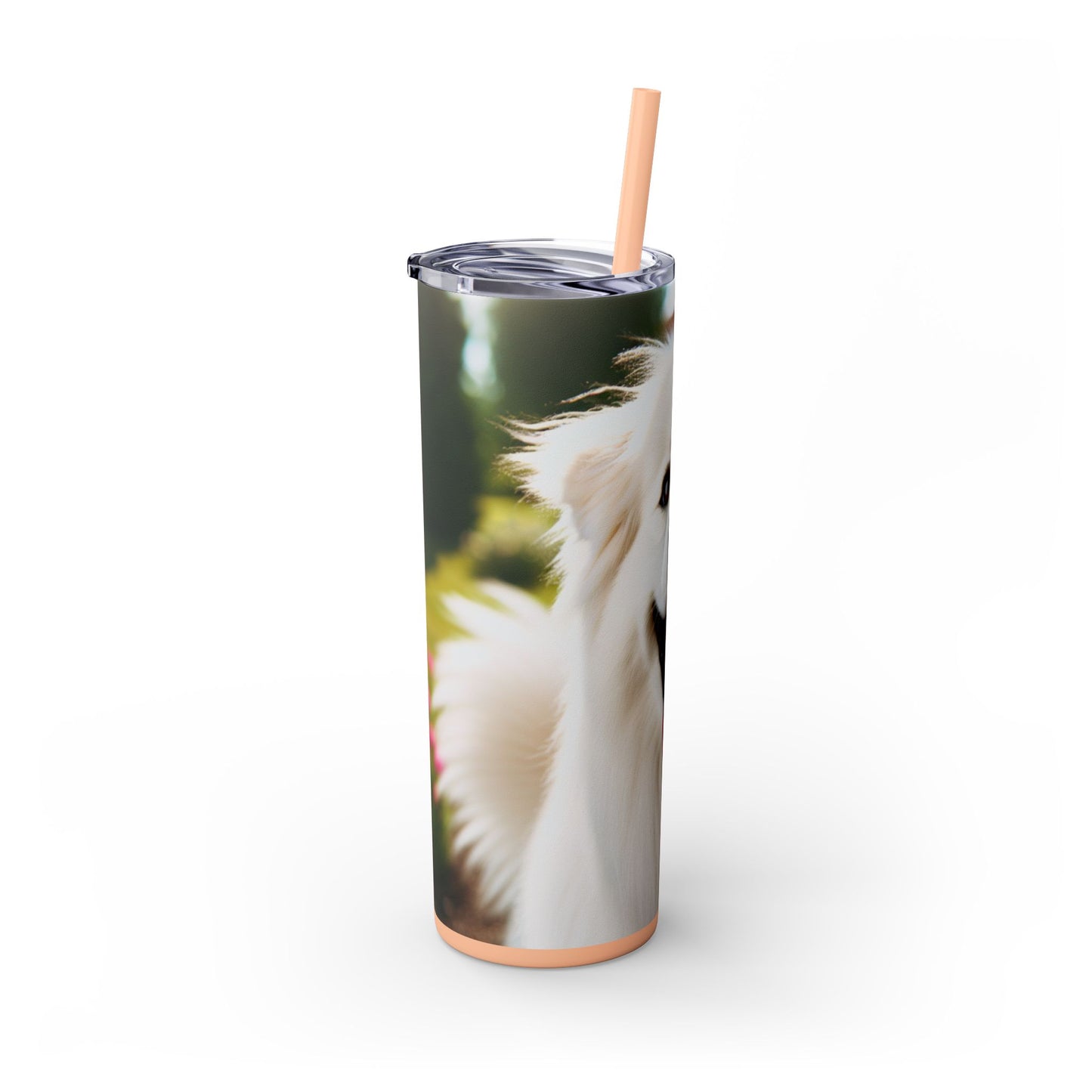 Slovensky Cuvac Tumbler with Straw, 20oz