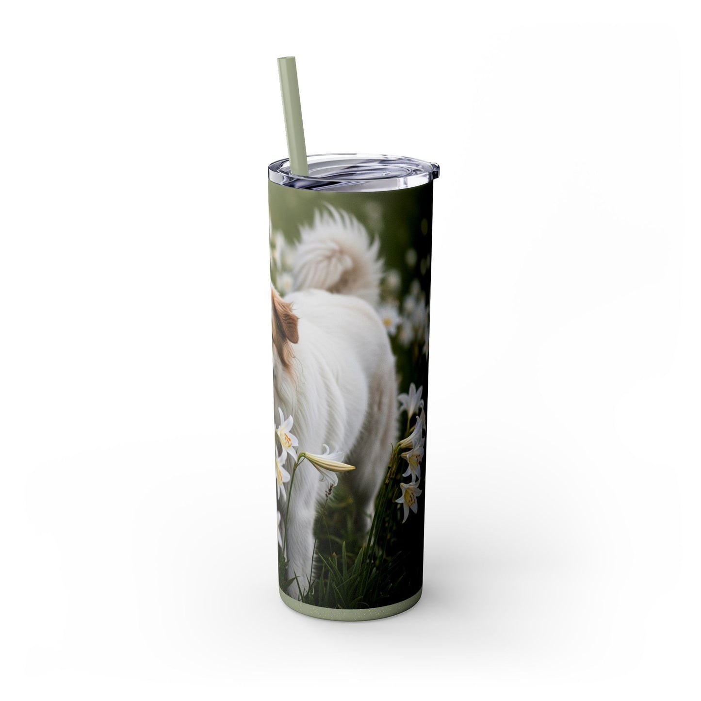 Pyrenean Shepherd Tumbler with Straw, 20oz