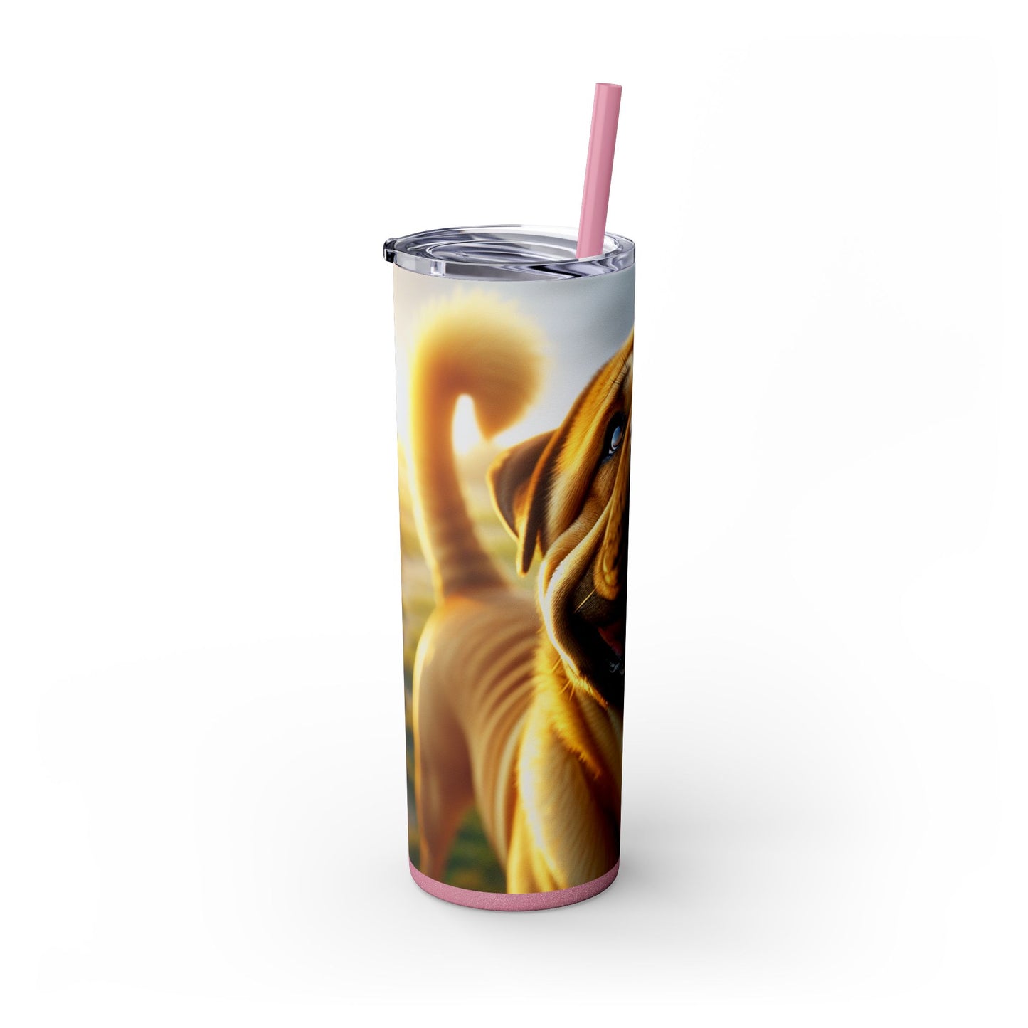 Bully Kutta Skinny Tumbler with Straw, 20oz