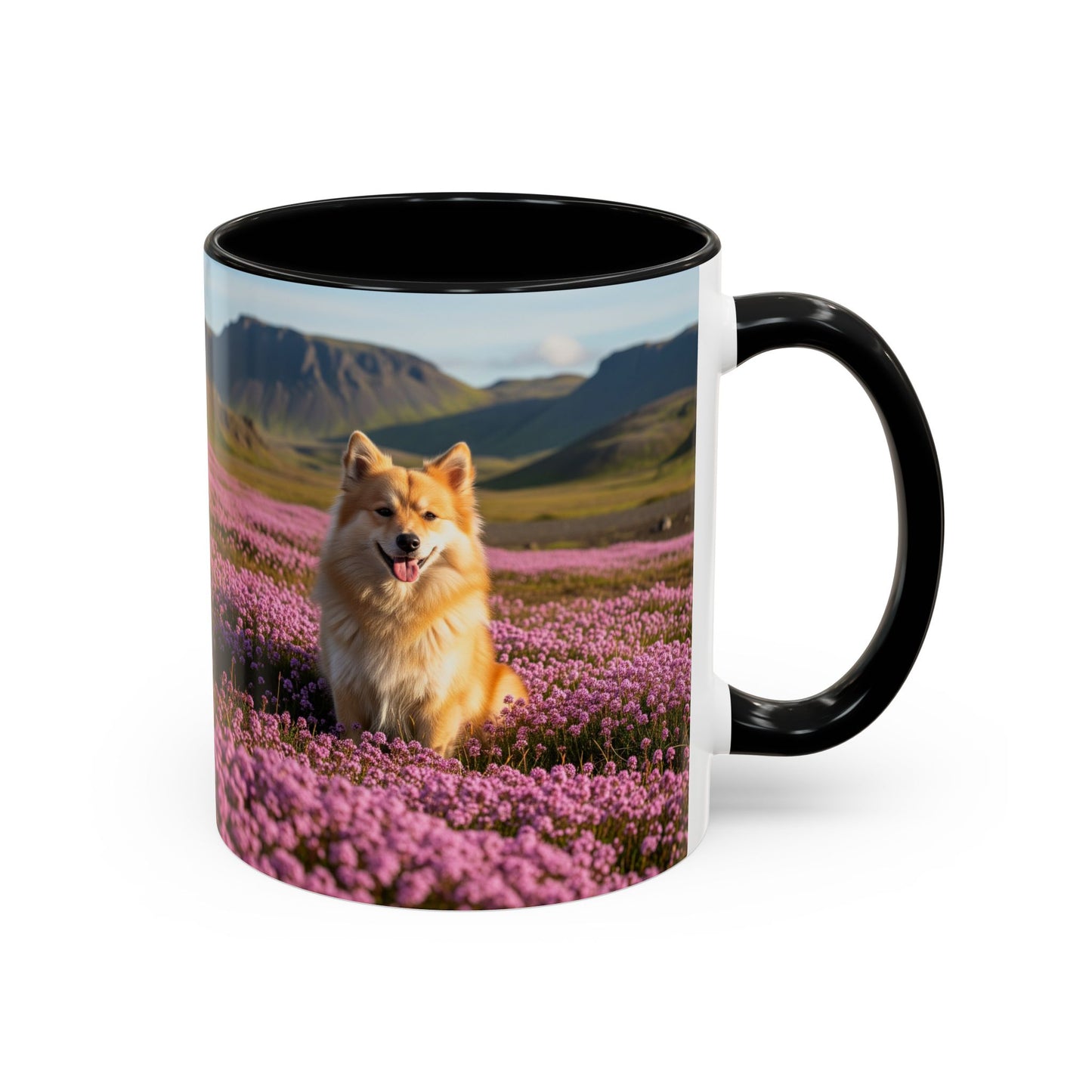Icelandic Sheepdog Accent Coffee Mug - Perfect Gift for Dog Lovers