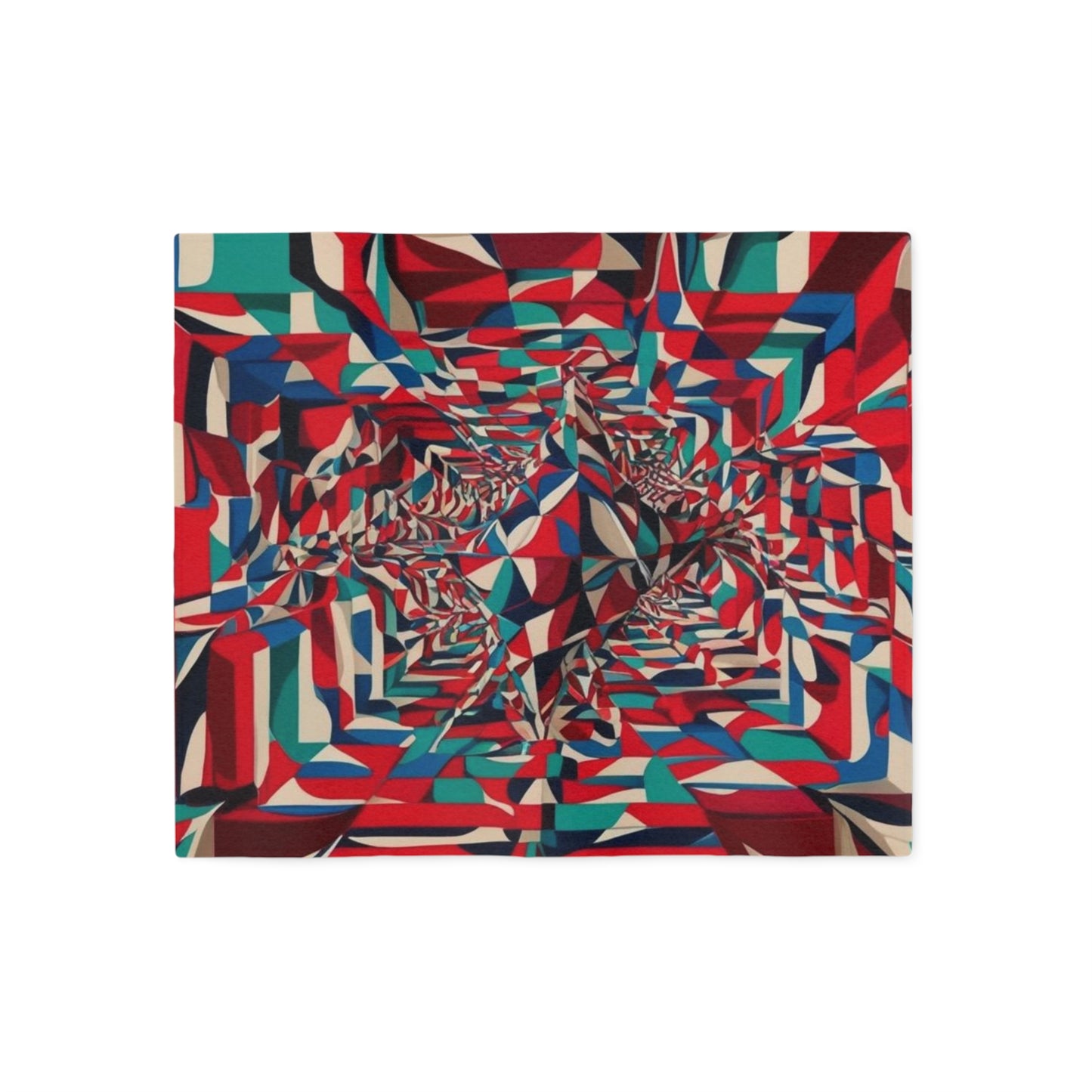 Optical Illusion Sweatshirt Blanket