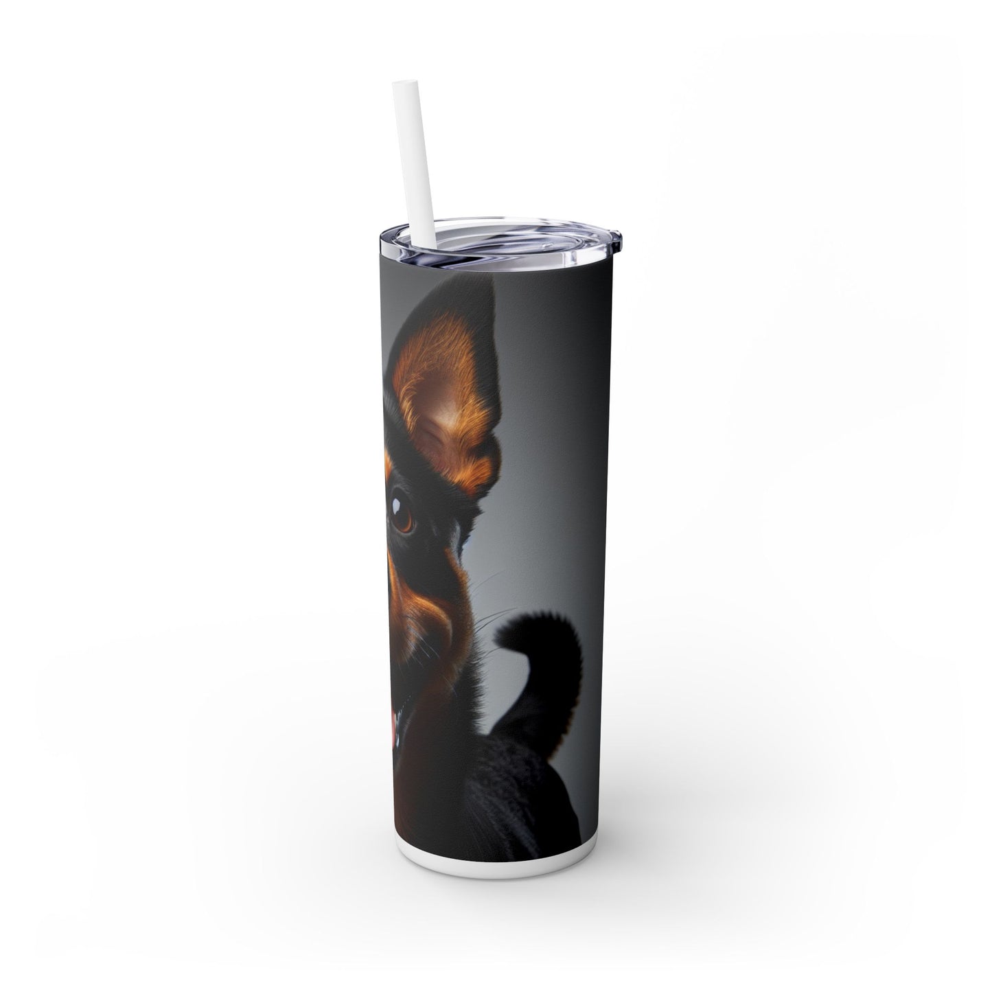 Lancashire Heeler Tumbler with Straw, 20oz