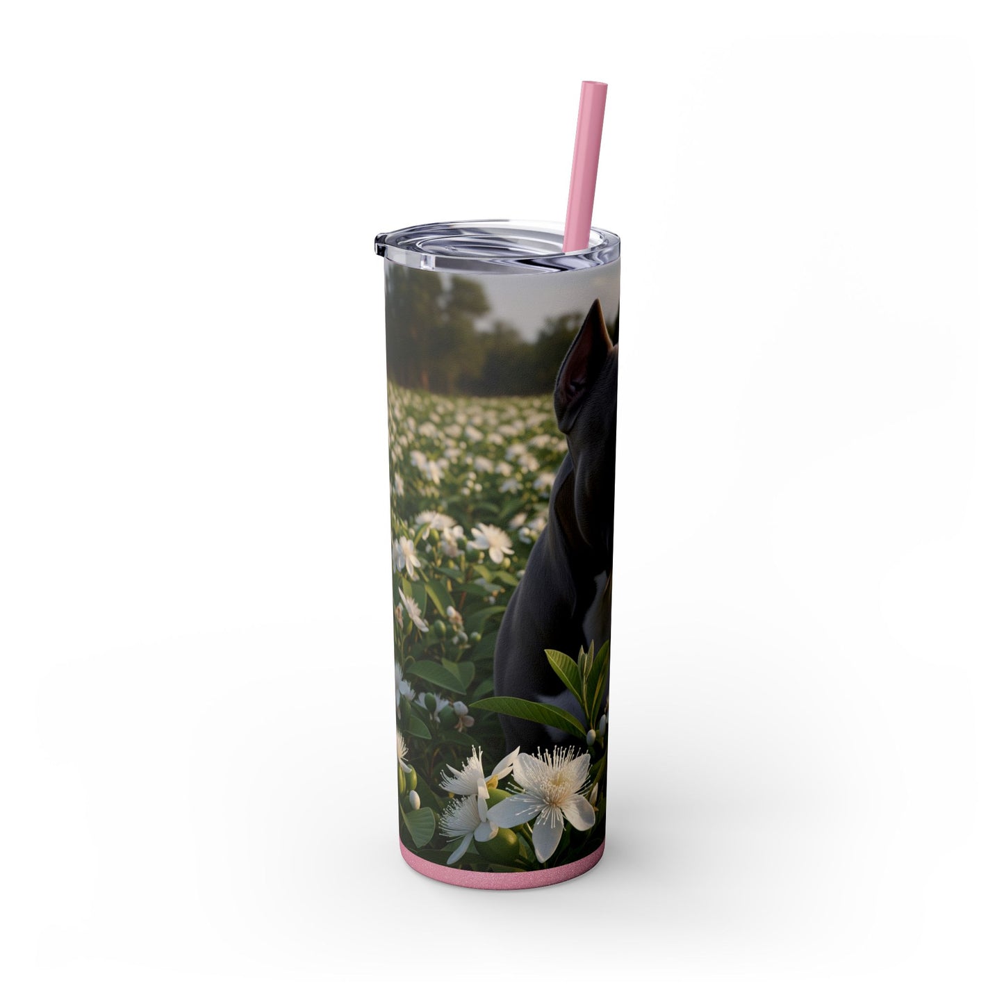 Bully Kutta Skinny Tumbler with Straw, 20oz