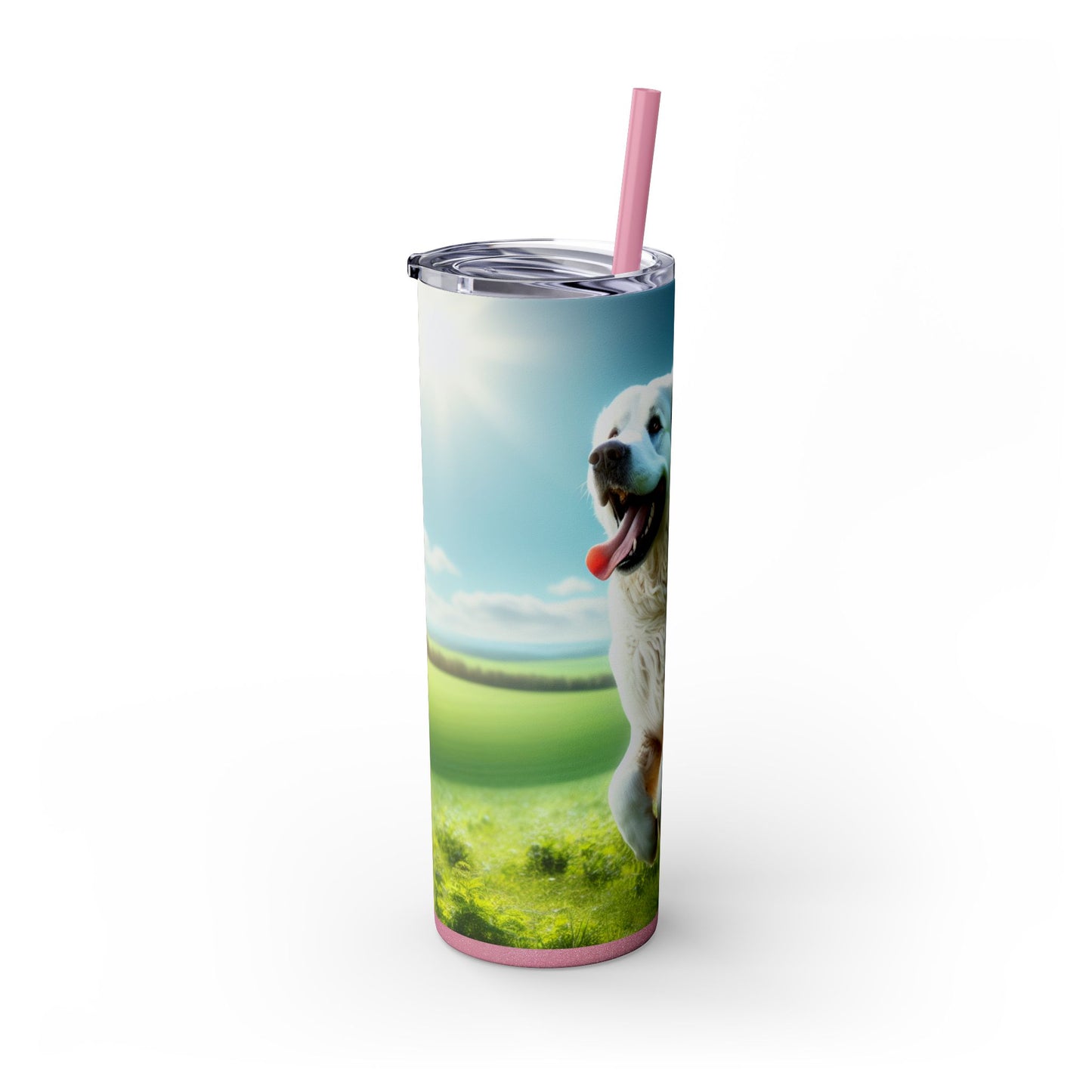 Kuvasz Tumbler with Straw, 20oz