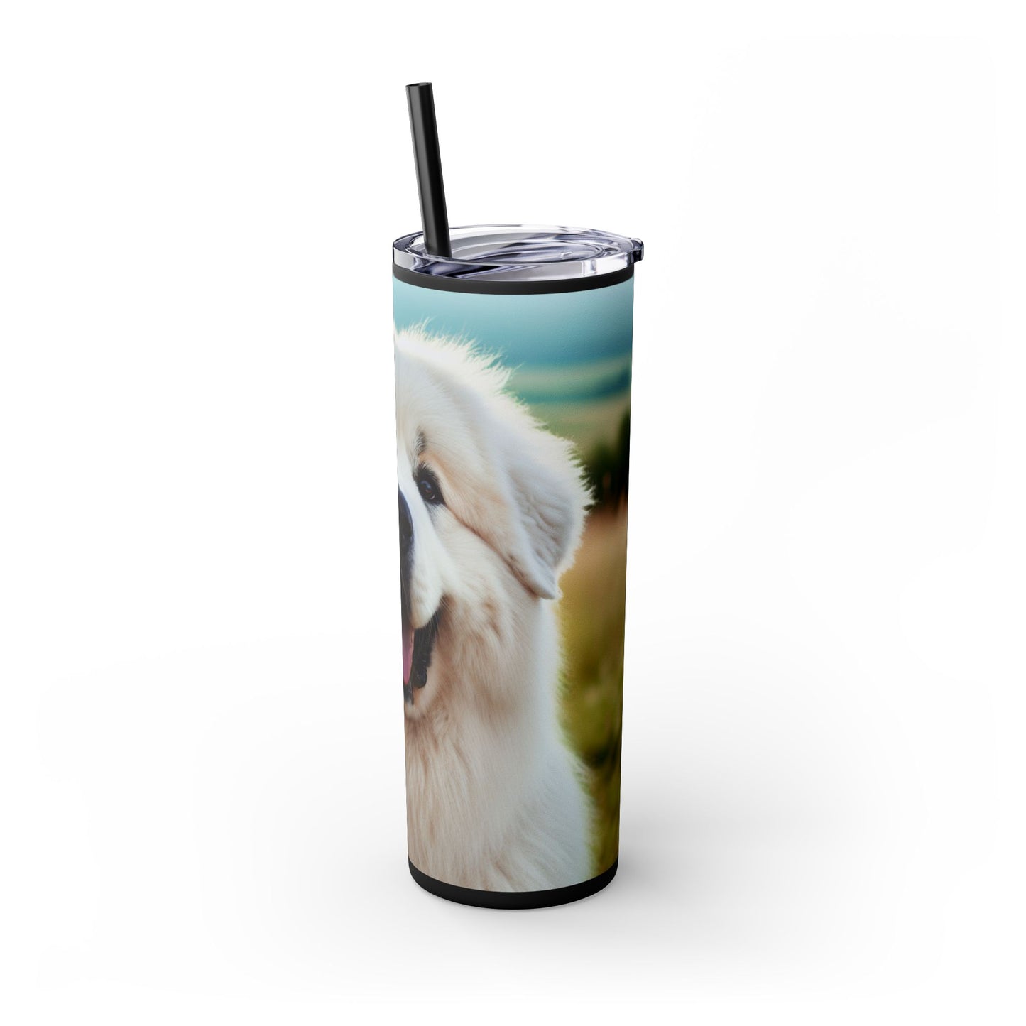 Great Pyrenees Tumbler with Straw, 20oz