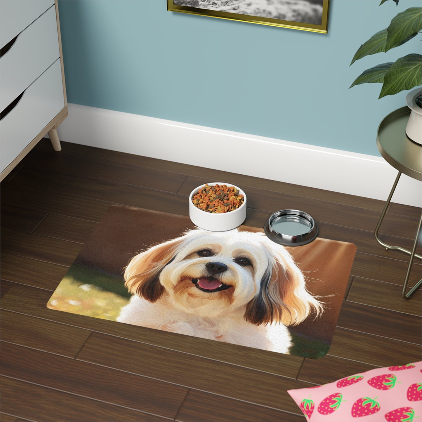 Pet Food Mat (12x18) - Lhasa Apso