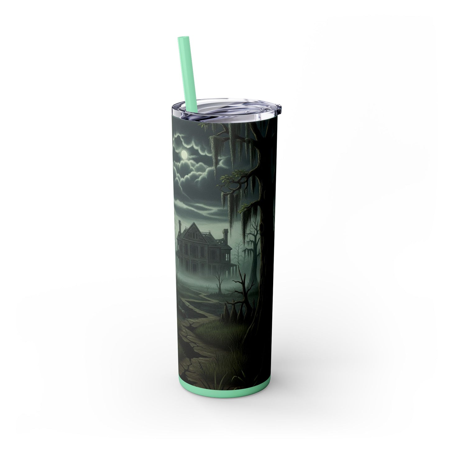Bloodhound Skinny Tumbler with Straw, 20oz