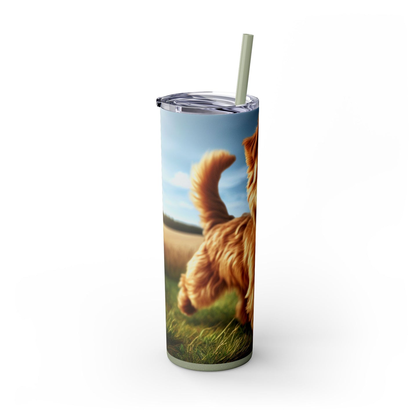 Norfolk Terrier Tumbler with Straw, 20oz