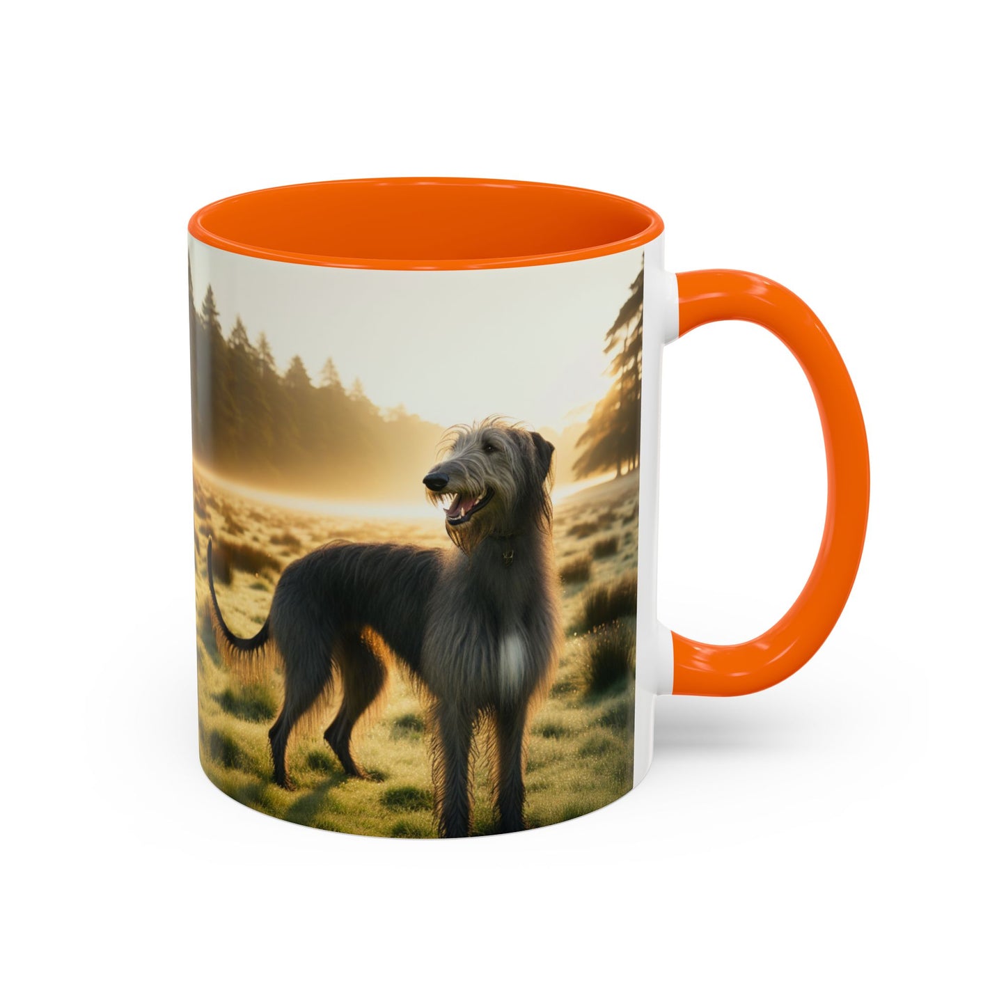 Scottish Deerhound Accent Coffee Mug - Perfect Gift for Dog Lovers