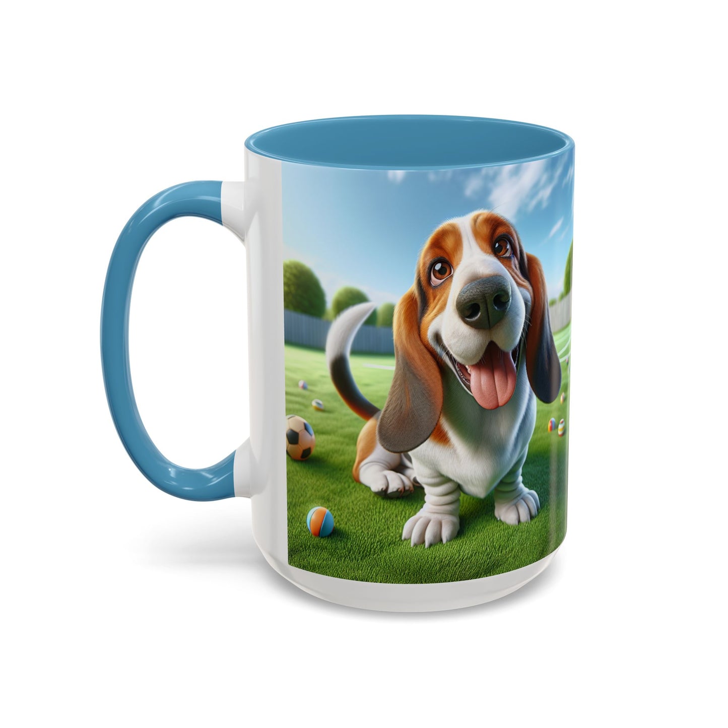 Basset Hound Accent Coffee Mug - Perfect Gift for Dog Lovers
