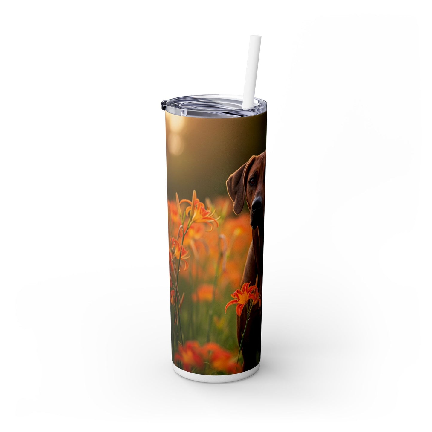 Rhodesian Ridgeback Tumbler with Straw, 20oz