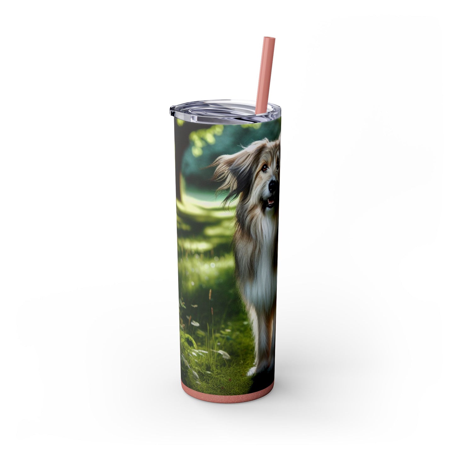 Pyrenean Shepherd Tumbler with Straw, 20oz