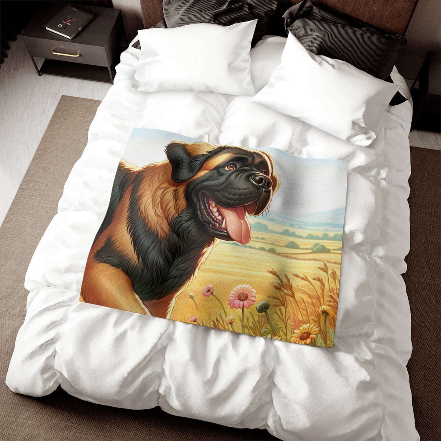 Spanish Mastiff Sweatshirt Blanket