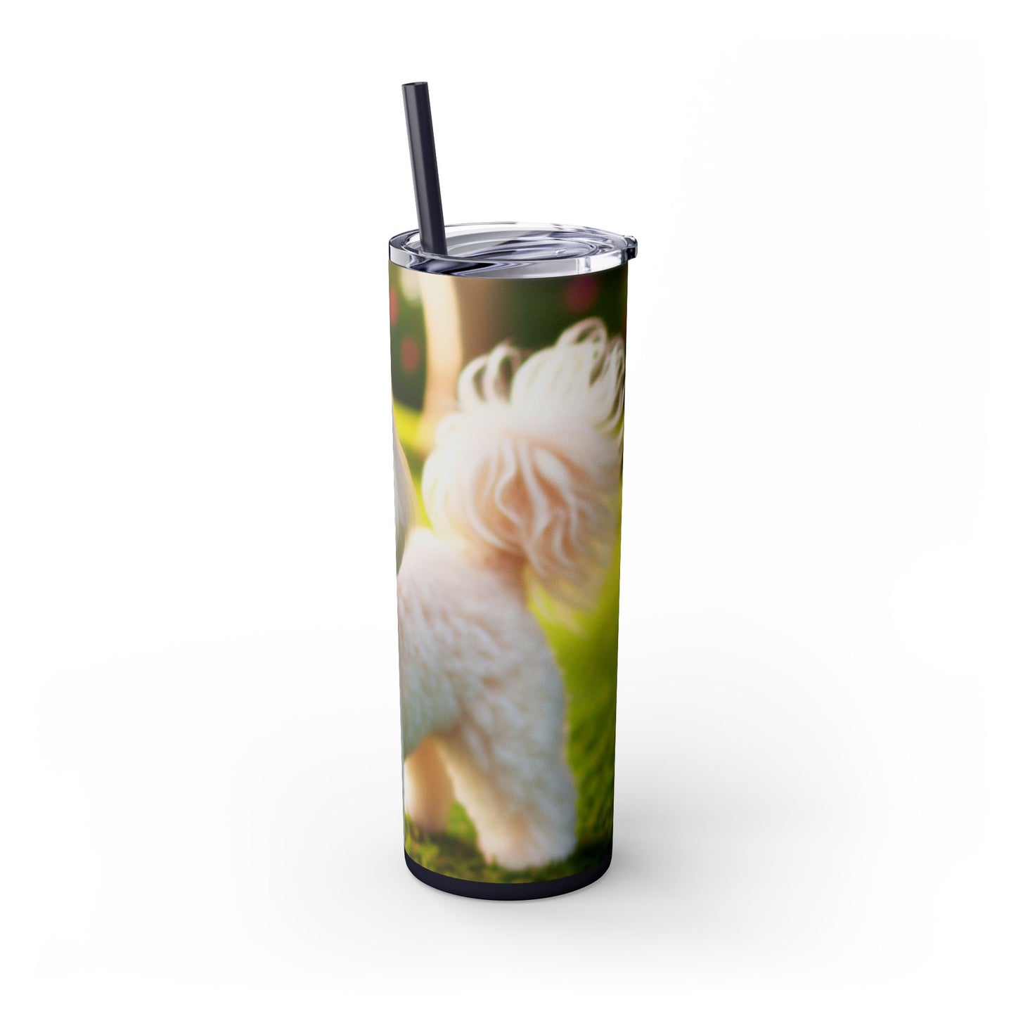 Maltipoo Tumbler with Straw, 20oz