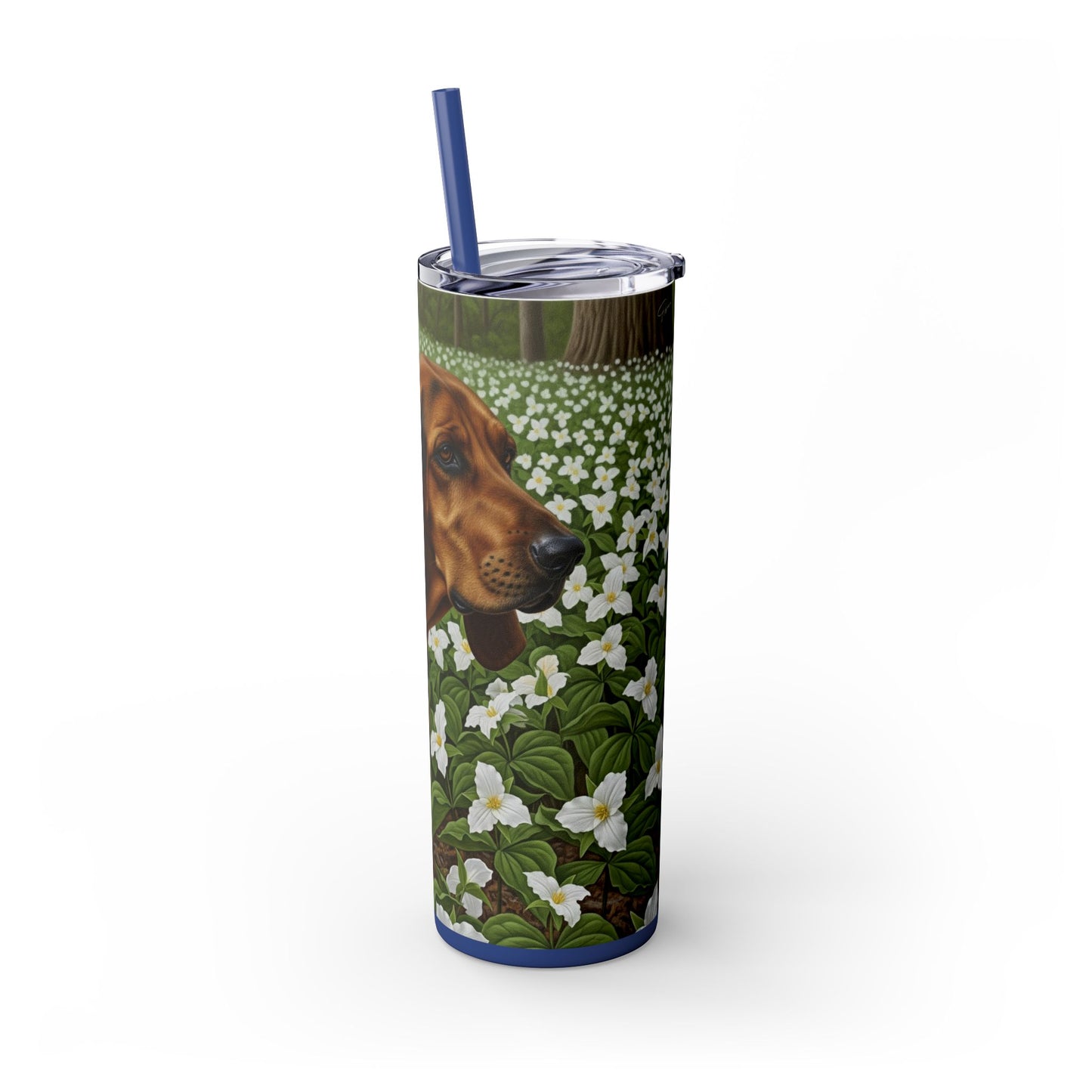 Treeing Walker Coonhound Tumbler with Straw, 20oz