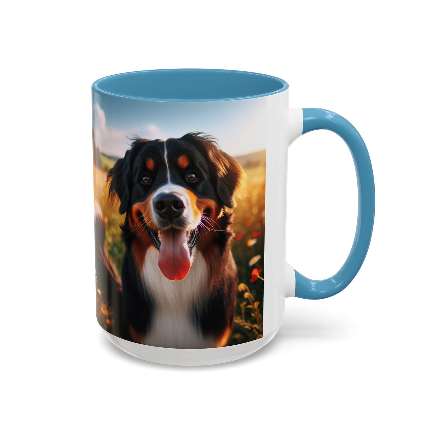 Bernese Mountain Dog Accent Coffee Mug - Perfect Gift for Dog Lovers