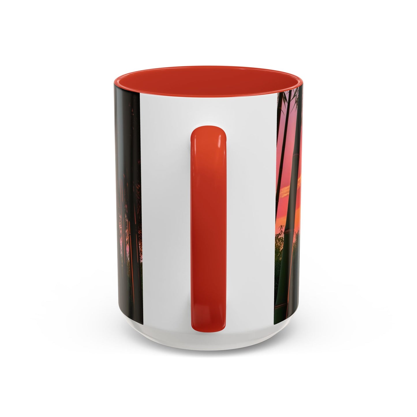 Bamboo Forest Sunrise Accent Coffee Mug - Perfect Gift for Dog Lovers