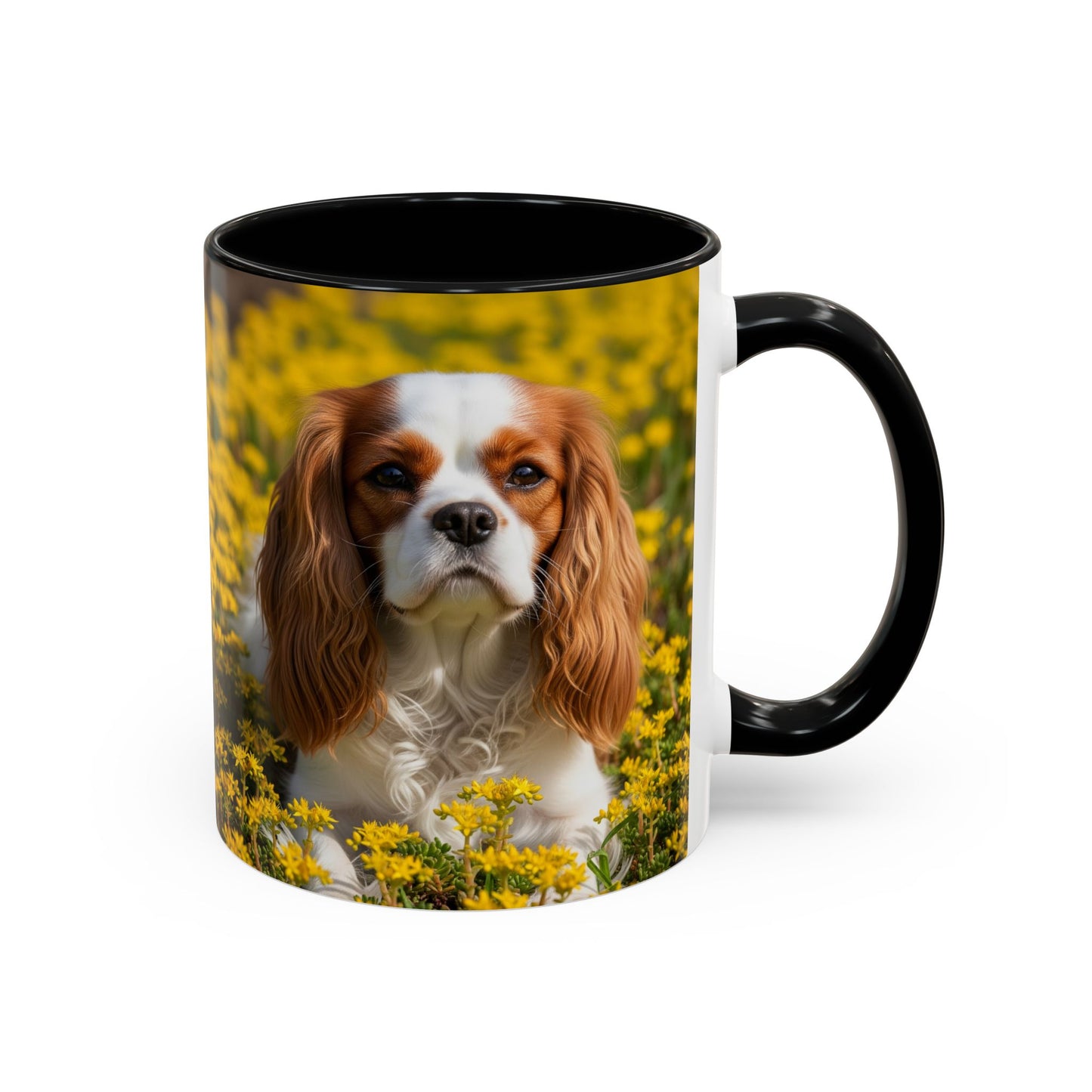 Cavalier King Charles Spaniel Accent Coffee Mug - Perfect Gift for Dog Lovers