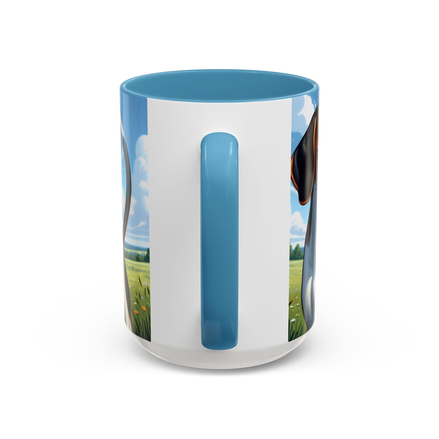 Treeing Walker Coonhound Accent Coffee Mug - Perfect Gift for Dog Lovers