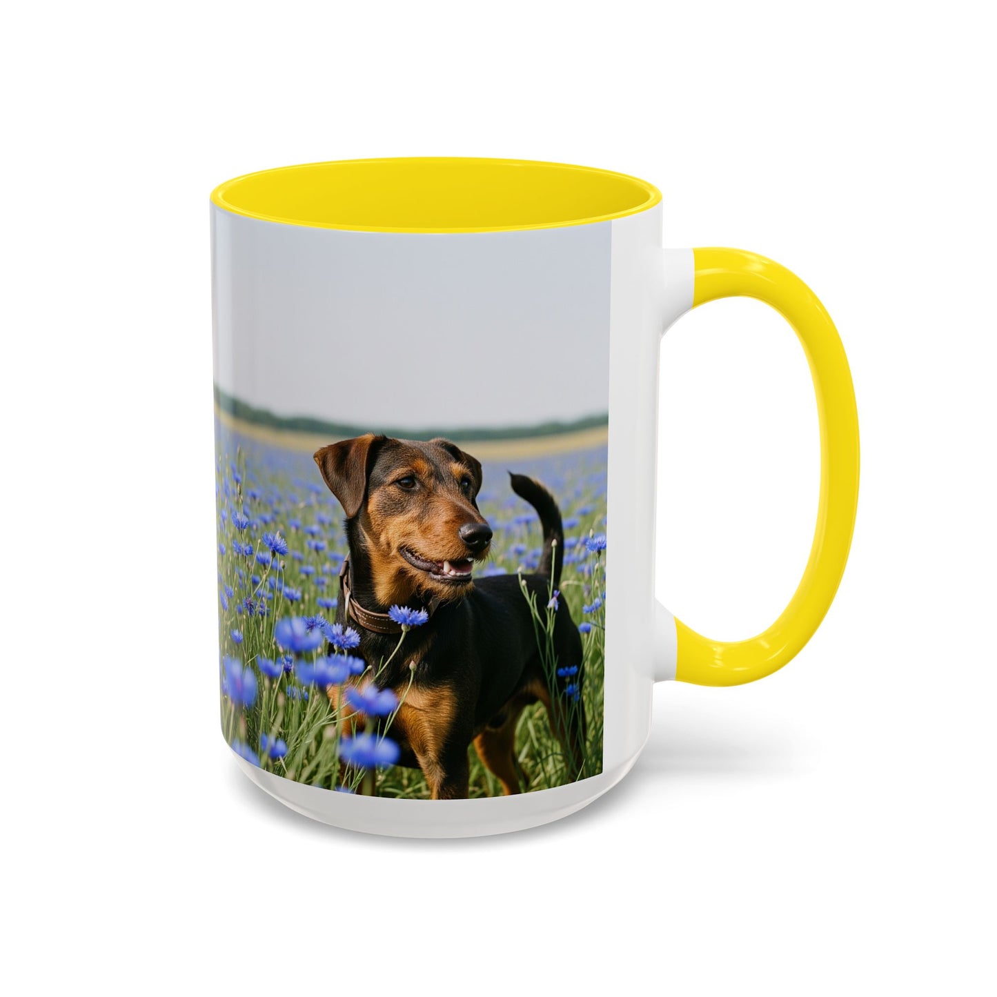 Deutscher Jagdterrier Accent Coffee Mug - Perfect Gift for Dog Lovers