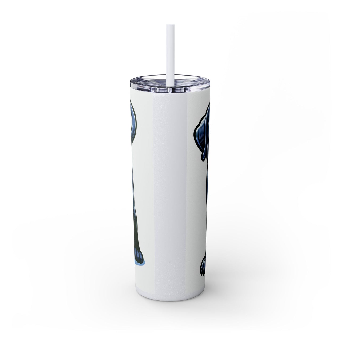 Neapolitan Mastiff Tumbler with Straw, 20oz