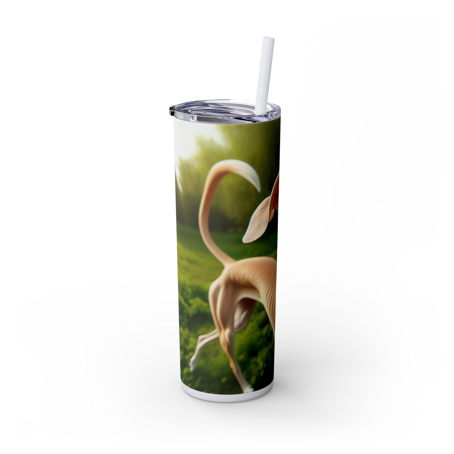 Sloughi Skinny Tumbler with Straw, 20oz