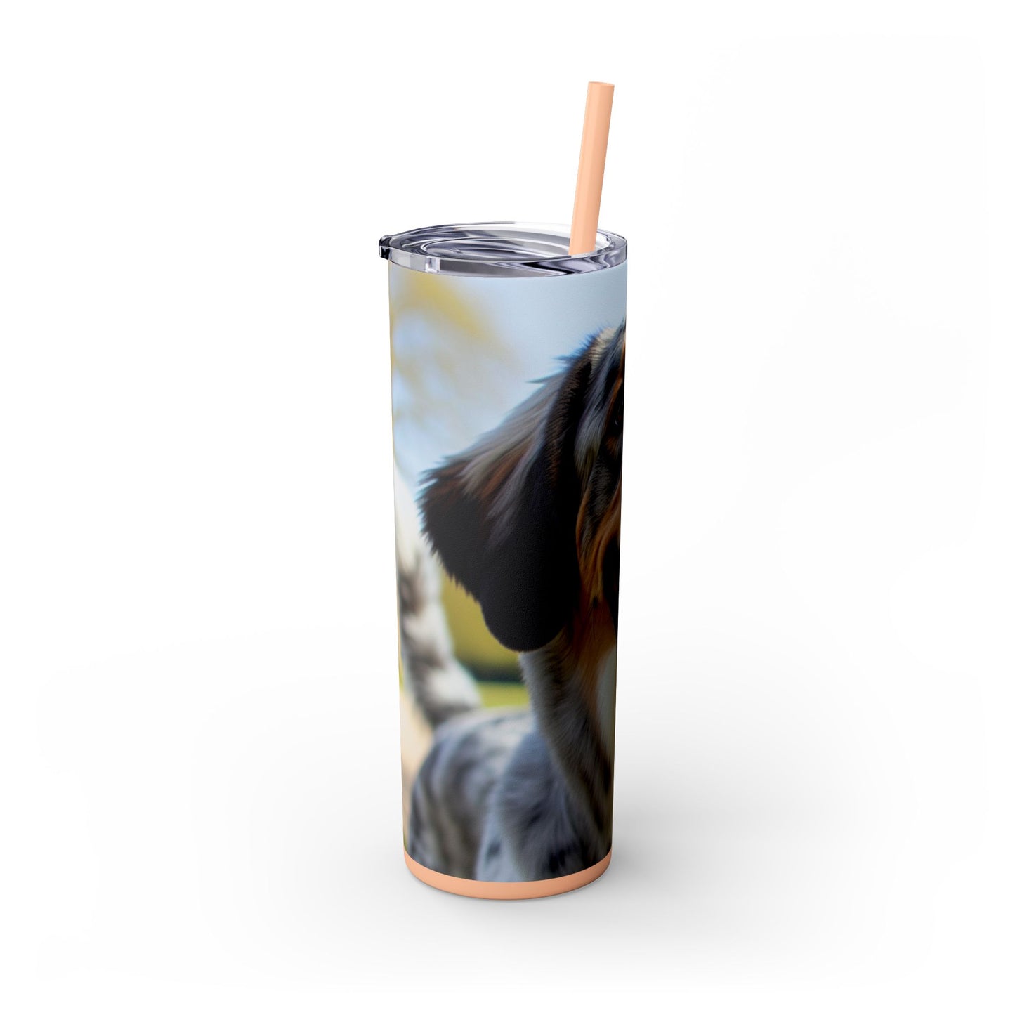 Braque Francais Pyrenean Tumbler with Straw, 20oz