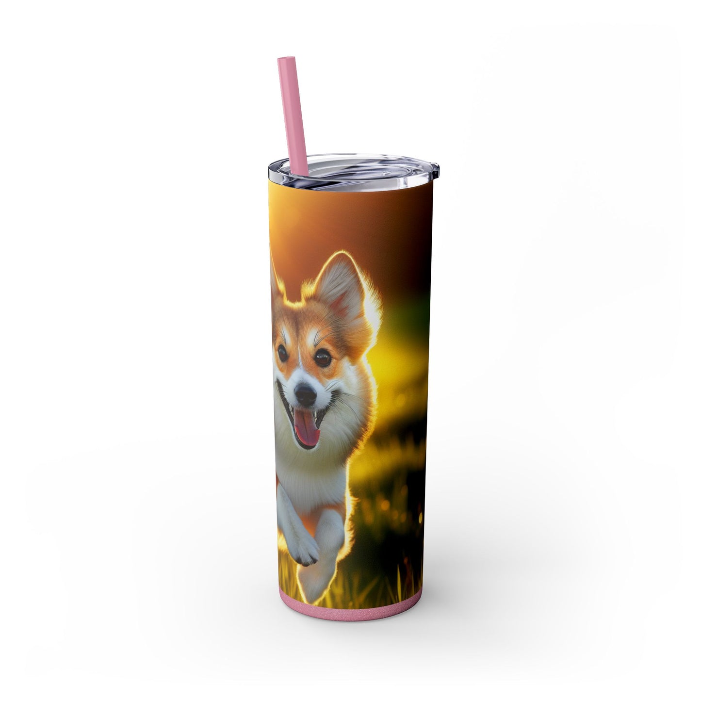 Norwegian Lundehund Tumbler with Straw, 20oz