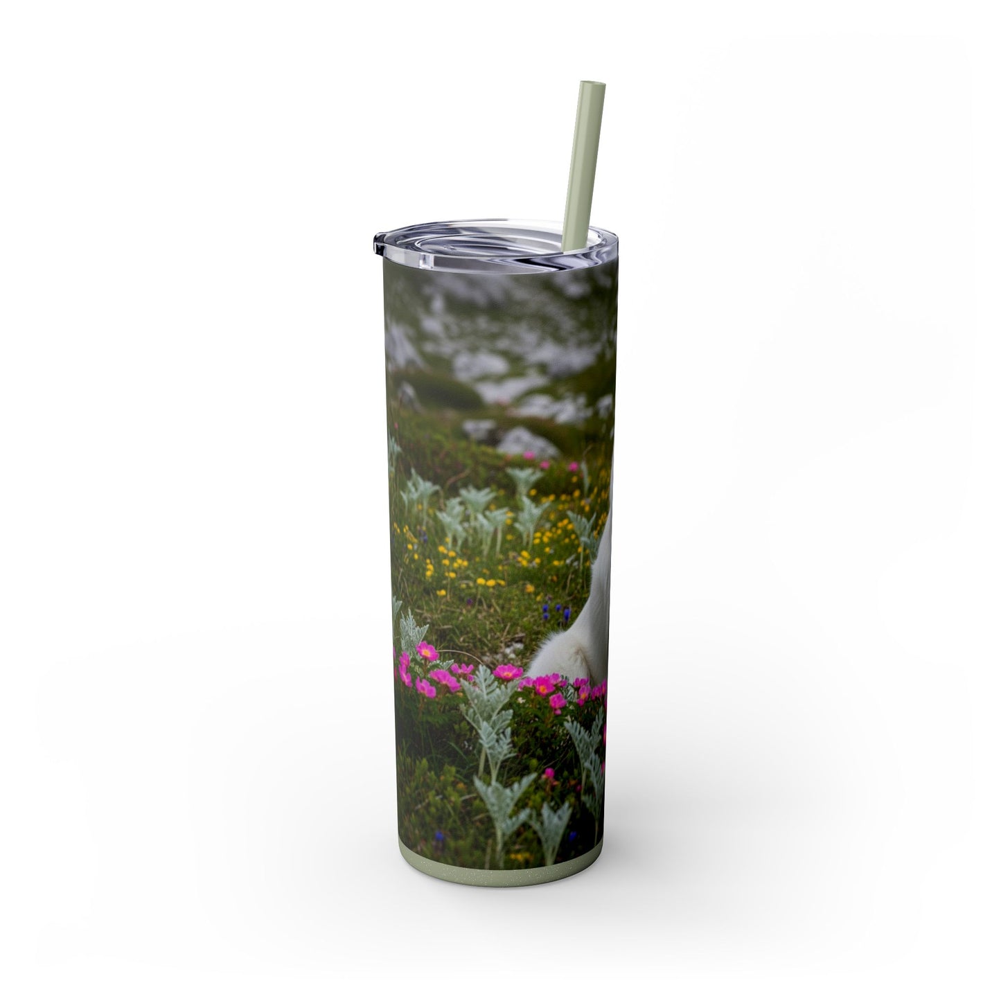 Slovensky Cuvac Tumbler with Straw, 20oz