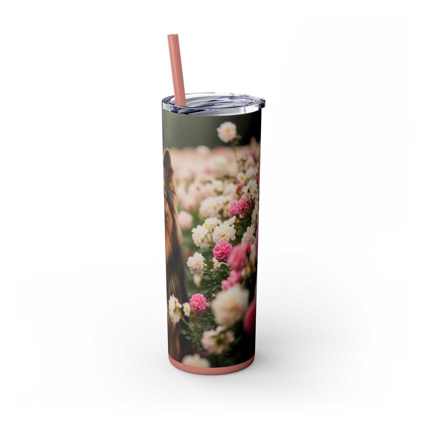 Bohemian Shepherd Tumbler with Straw, 20oz