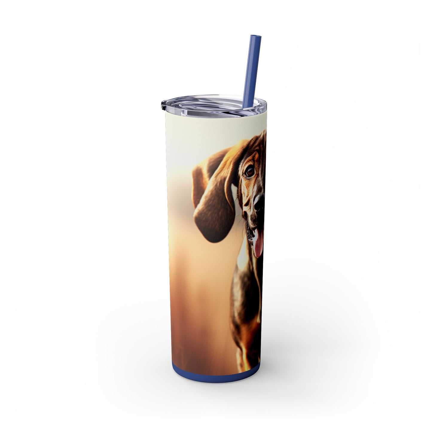Plott Hound Tumbler with Straw, 20oz