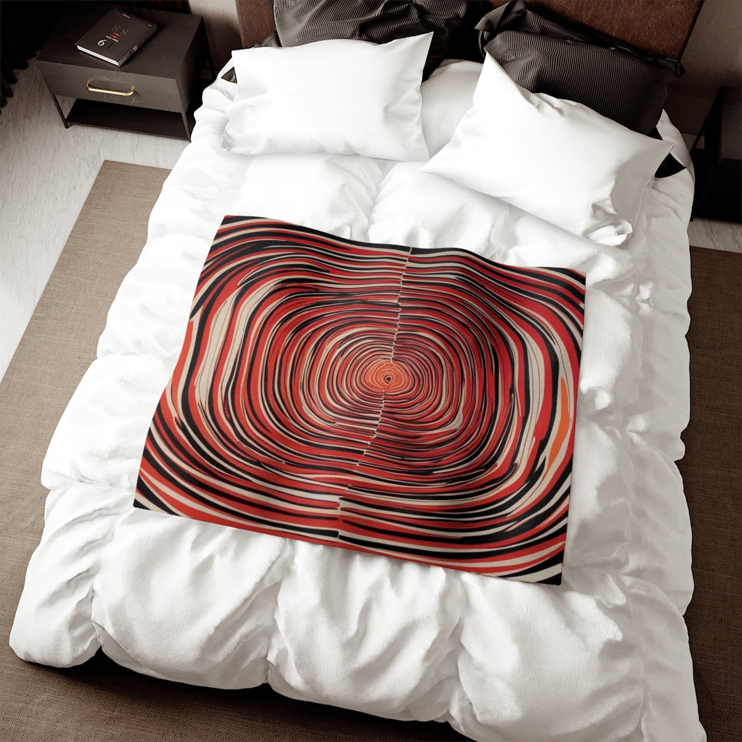 Optical Illusion Sweatshirt Blanket