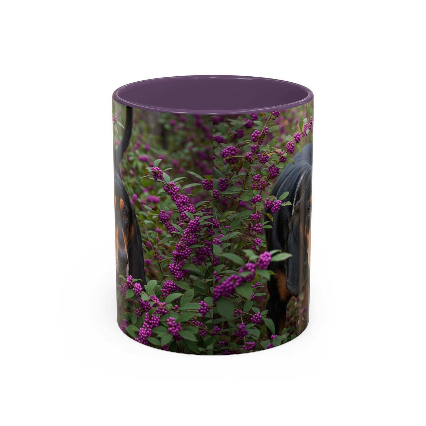 Black and Tan Coonhound Accent Coffee Mug - Perfect Gift for Dog Lovers