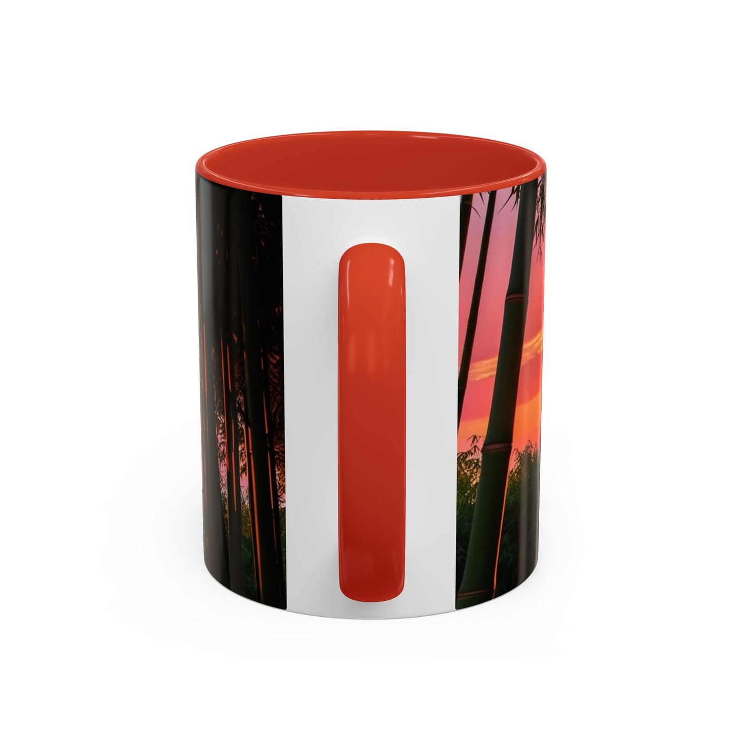 Bamboo Forest Sunrise Accent Coffee Mug - Perfect Gift for Dog Lovers