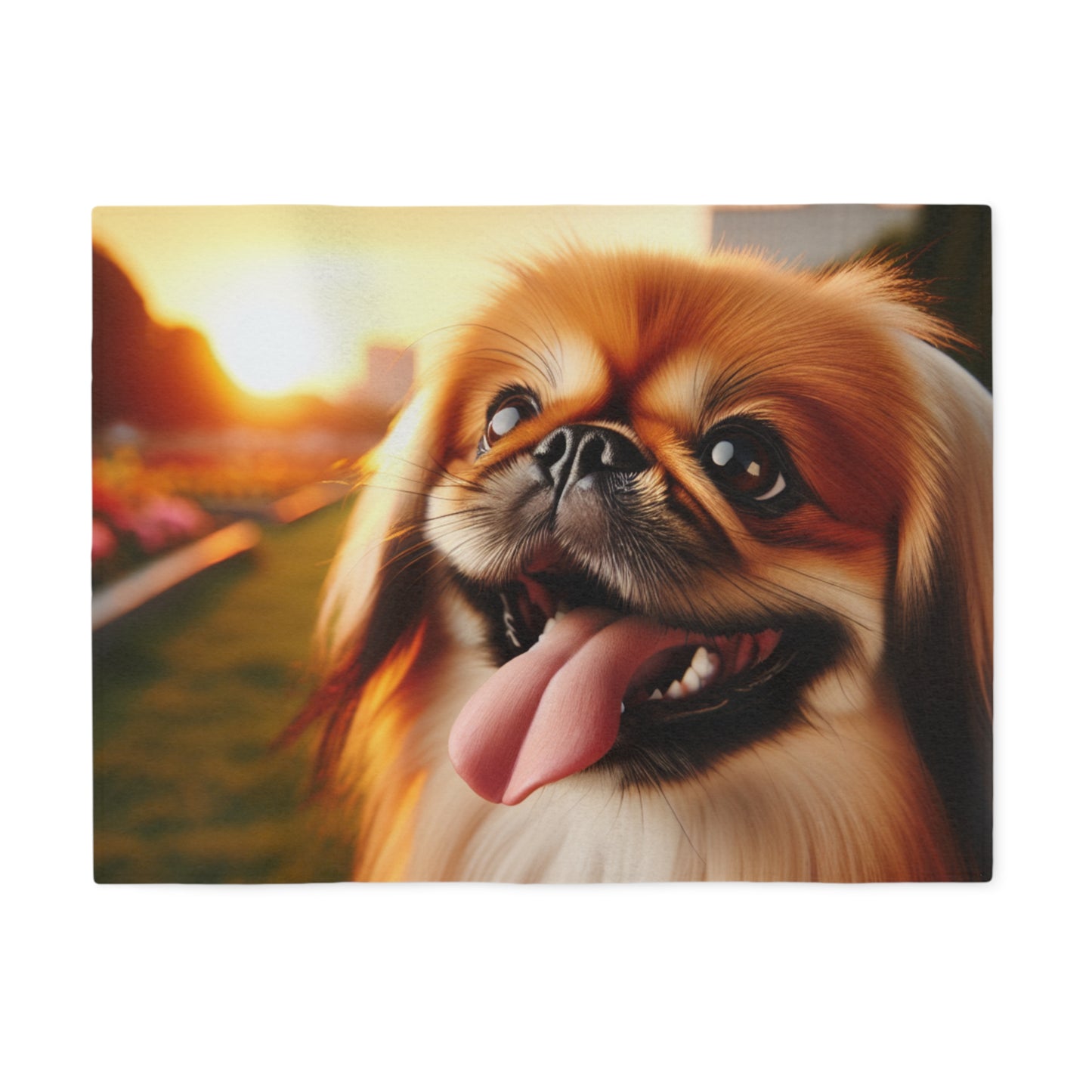 Pekingese Sweatshirt Blanket