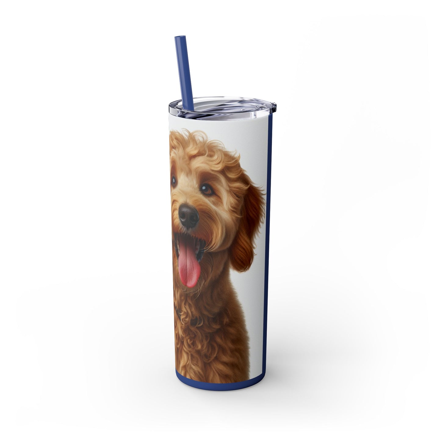 Goldendoodle Tumbler with Straw, 20oz