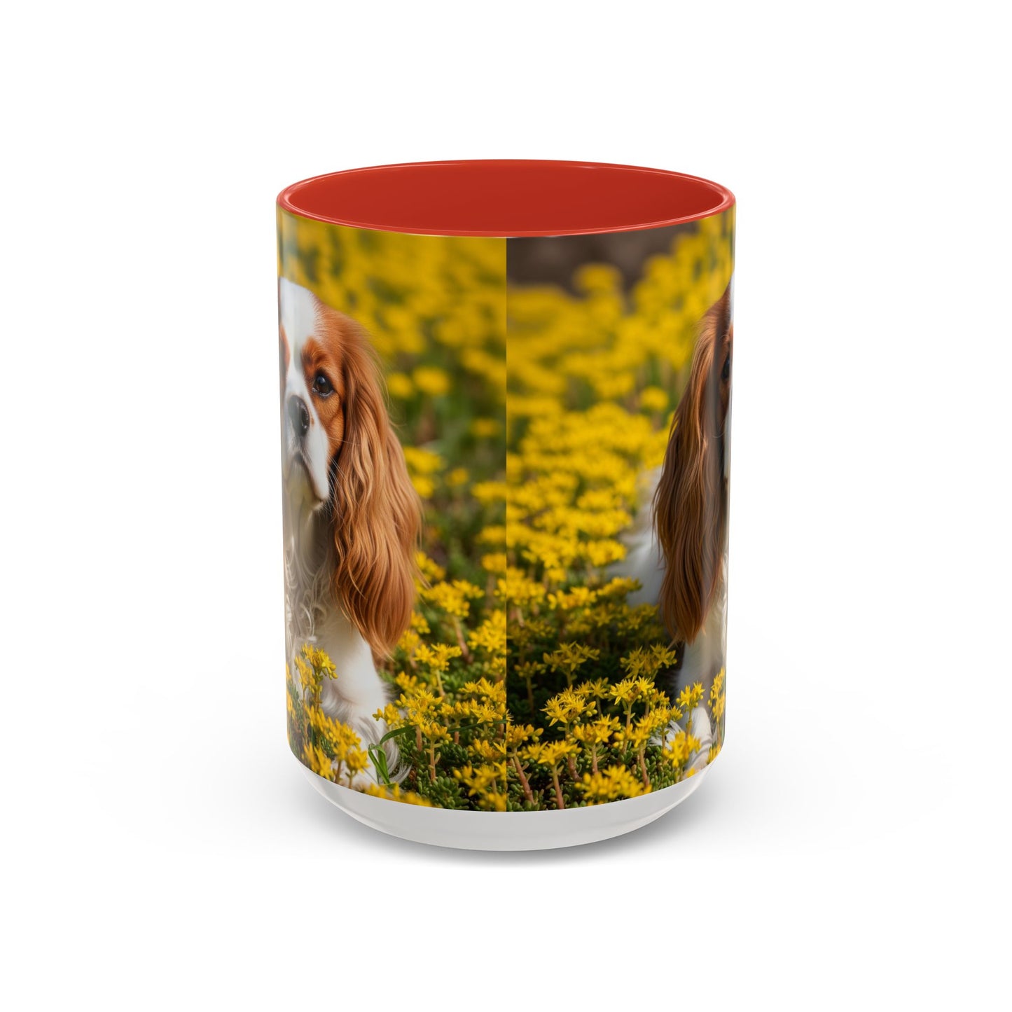 Cavalier King Charles Spaniel Accent Coffee Mug - Perfect Gift for Dog Lovers