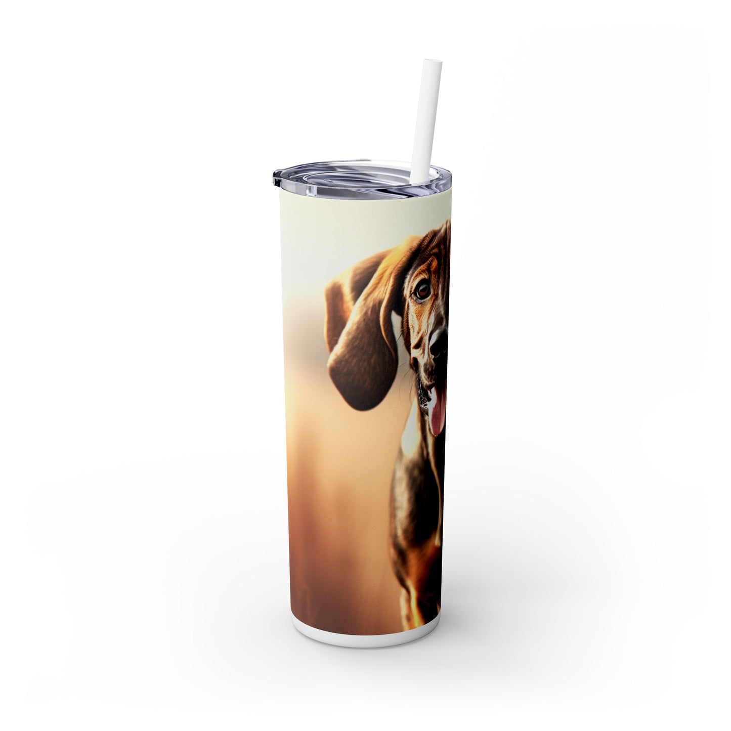 Plott Hound Tumbler with Straw, 20oz