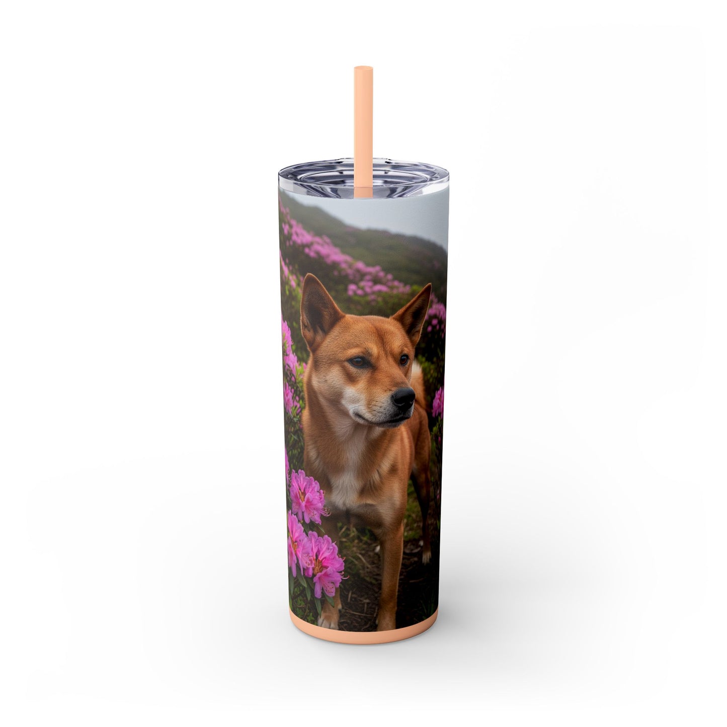 Taiwan Dog Tumbler with Straw, 20oz