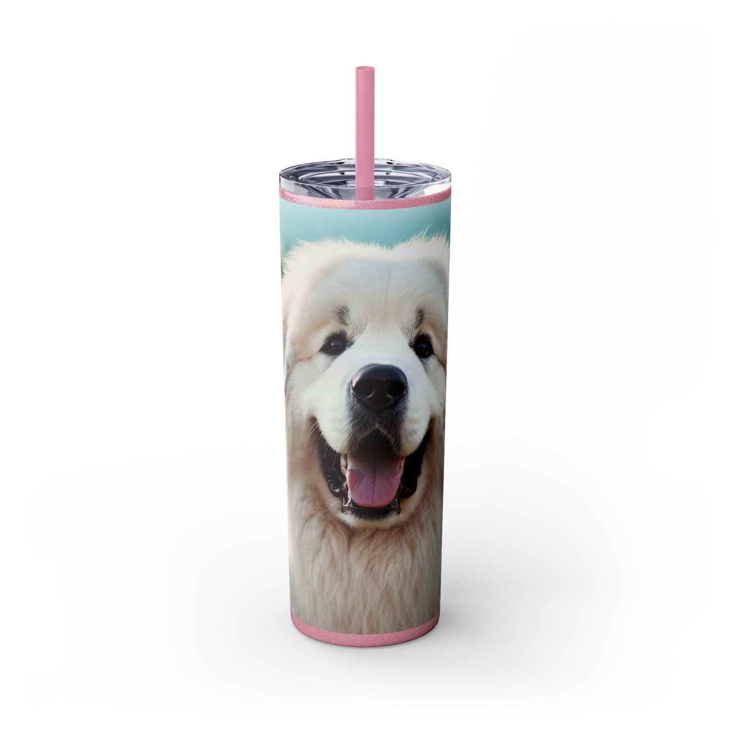 Great Pyrenees Tumbler with Straw, 20oz