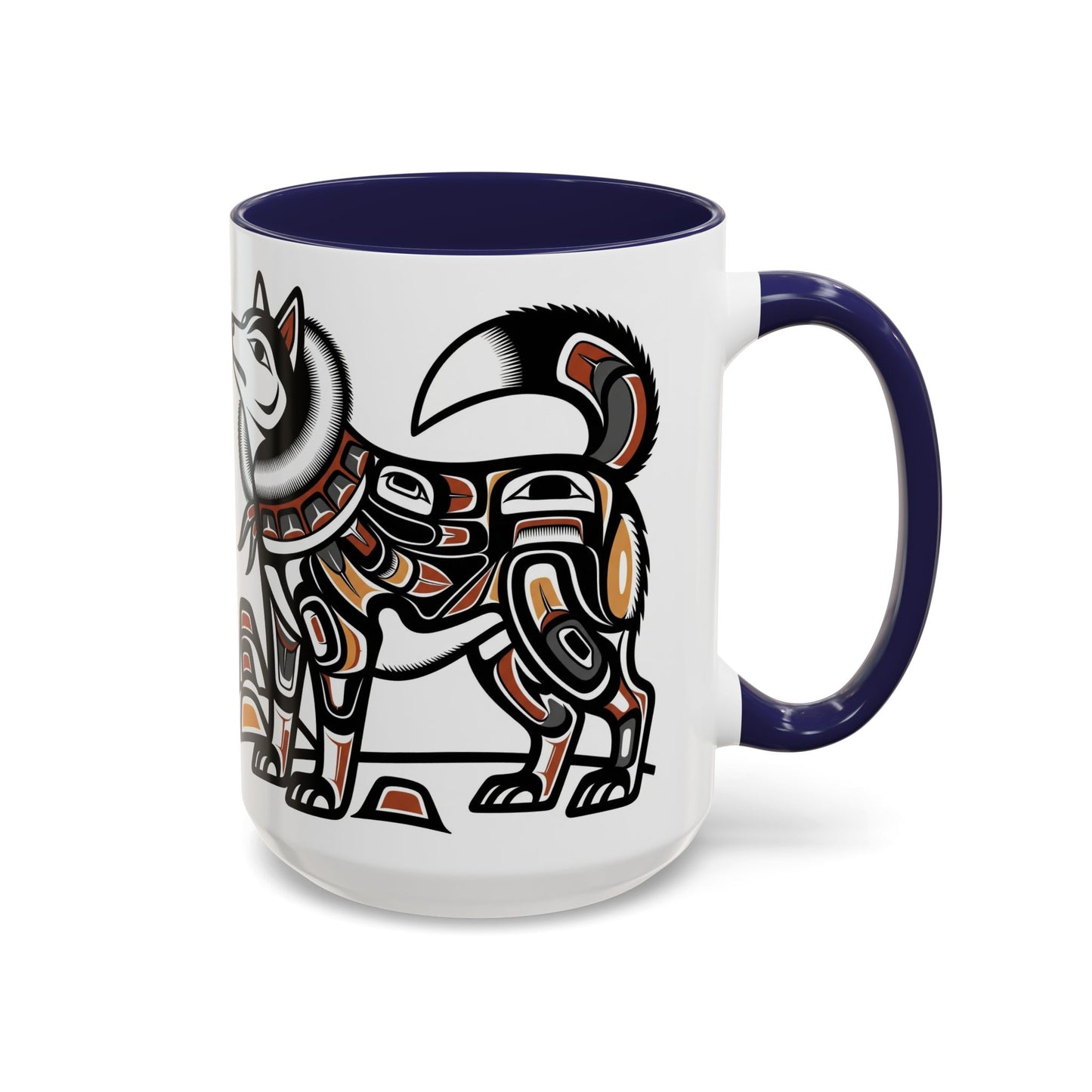 Siberian Husky Accent Coffee Mug - Perfect Gift for Dog Lovers