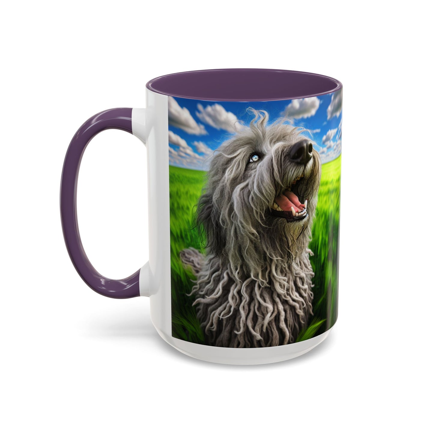 Bergamasco Shepherd Dog Accent Coffee Mug - Perfect Gift for Dog Lovers