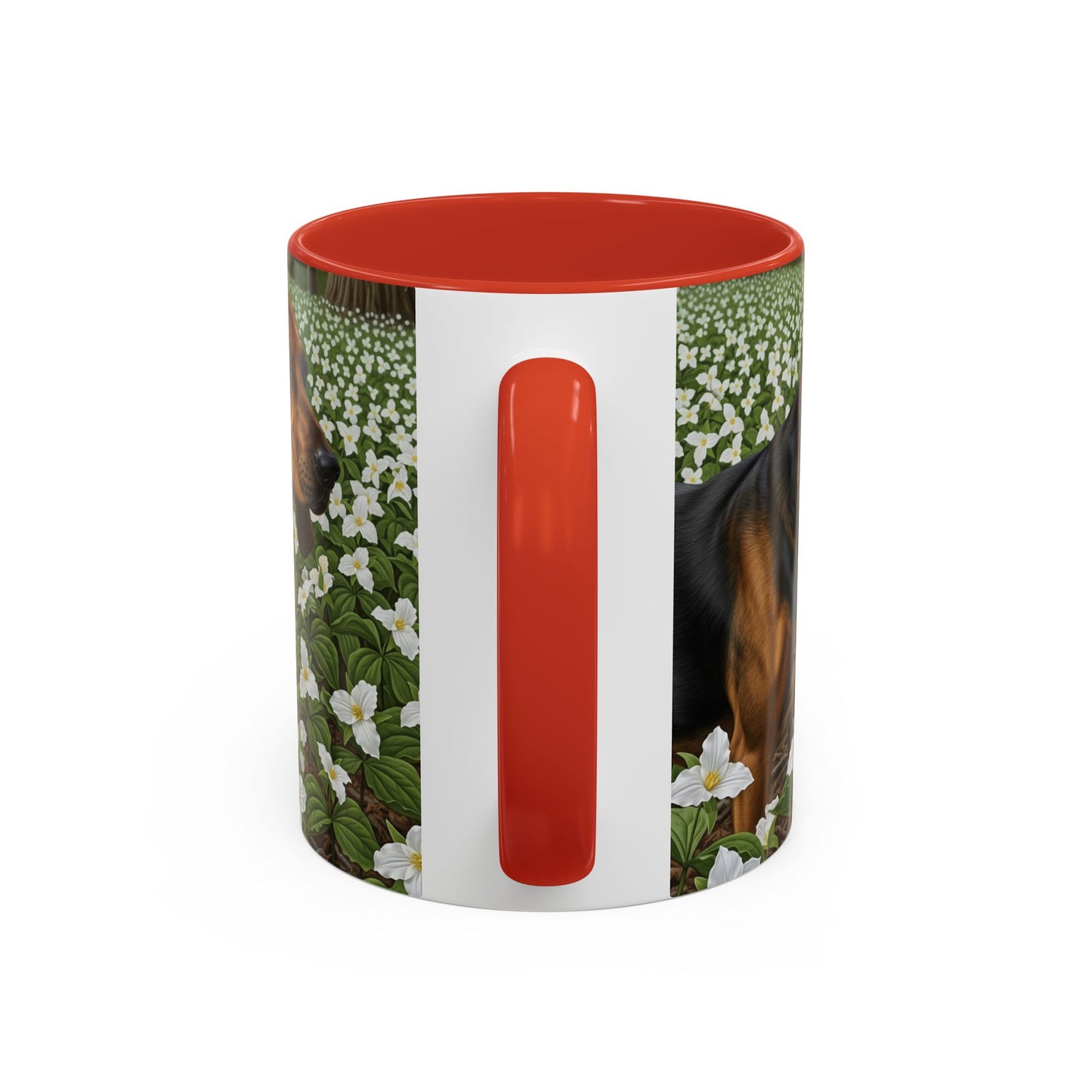 Treeing Walker Coonhound Accent Coffee Mug - Perfect Gift for Dog Lovers