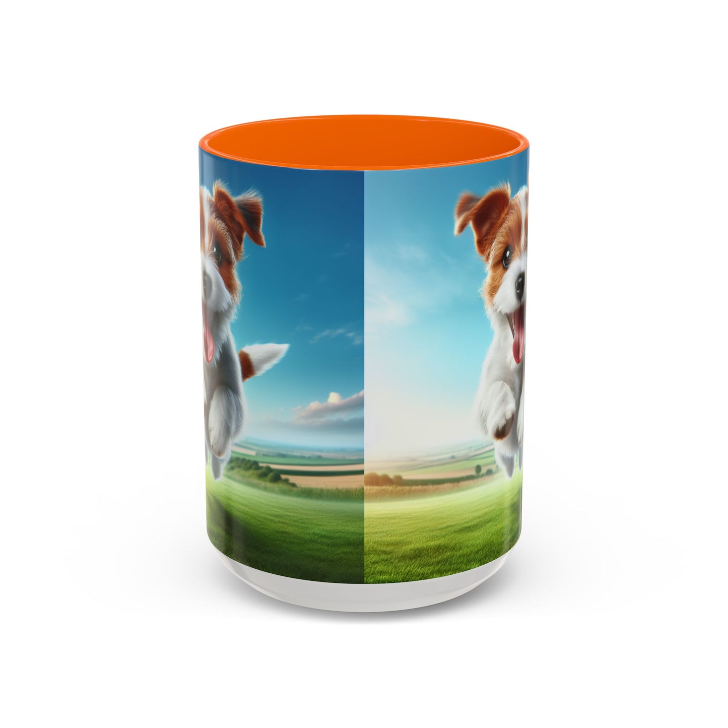 Russell Terrier Accent Coffee Mug - Perfect Gift for Dog Lovers