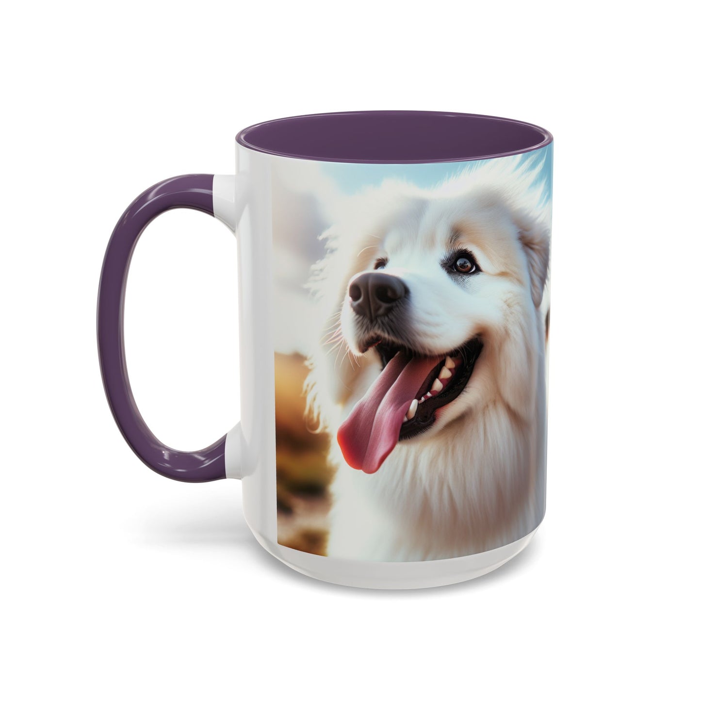 Pyrenean Mountain Dog Accent Coffee Mug - Perfect Gift for Dog Lovers